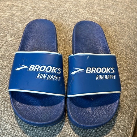 Brooks run happy blue flip-flops - Picture 1 of 6